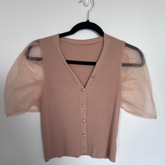 Haut manches bouffantes - Picture 1 of 2